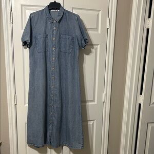 Denim Maxi Dress